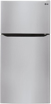 LTCS20220S LG 20.2 cu. ft. Top Freezer Refrigerator with Ice Maker - 30 Inch Stainless Steel