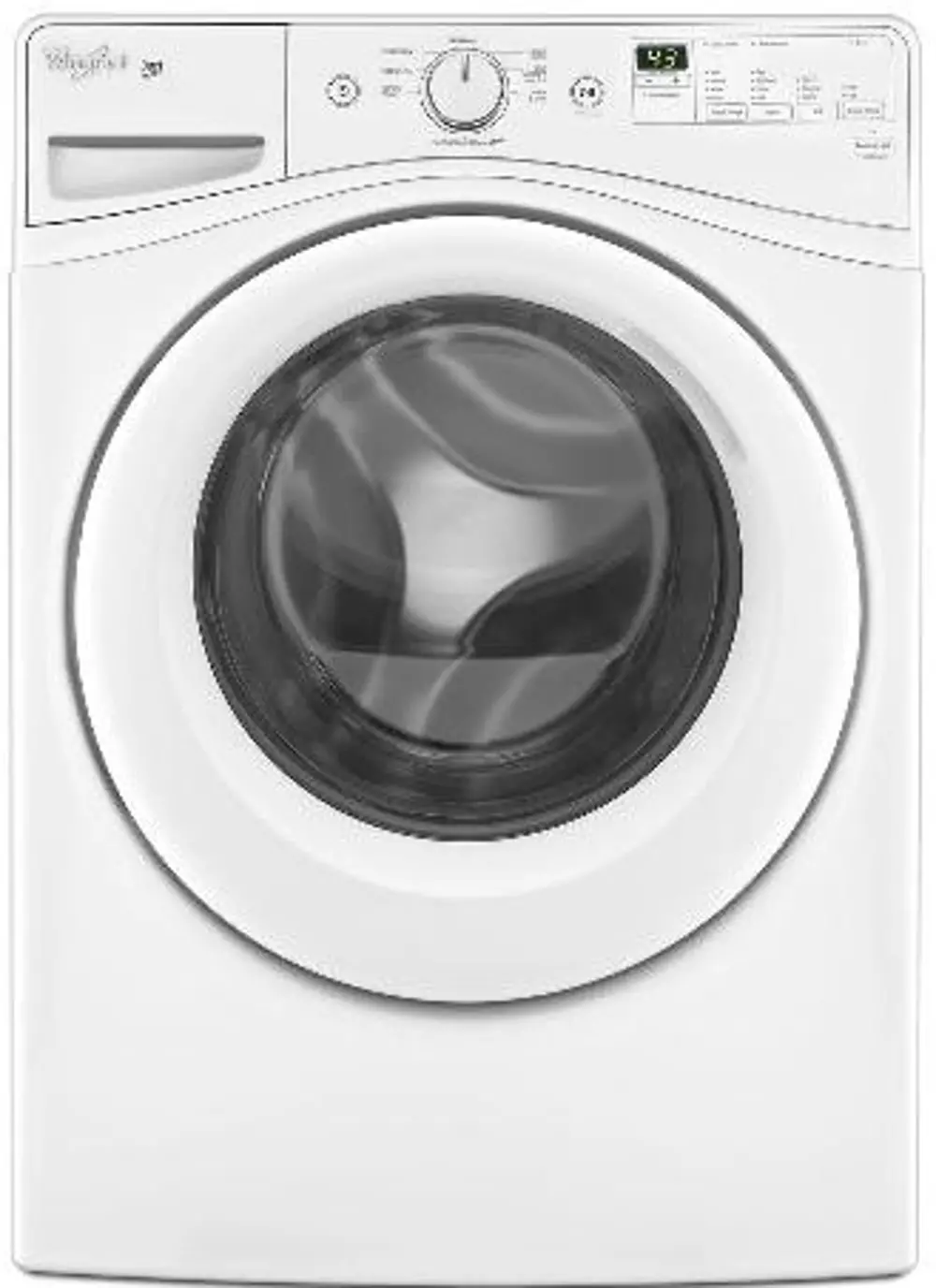 WFW72HEDW White Whirlpool 4.2 Cu. Ft. Front Load Washer-1