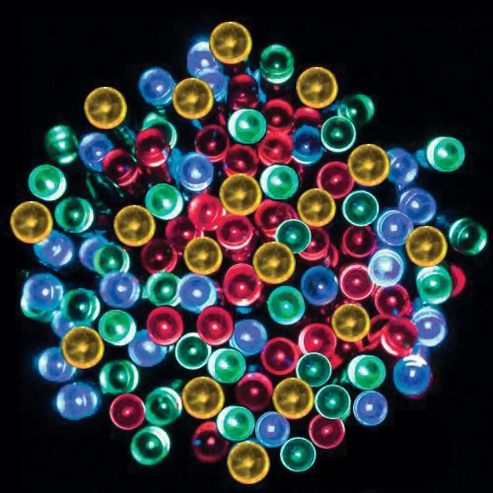 200 Multi-Colored Solar Powered LED Lights-1