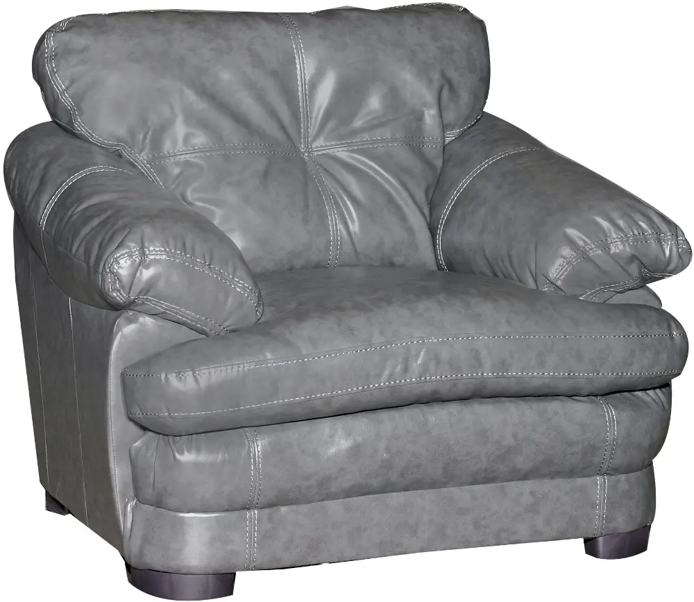 48 Inch Slate Upholstered Chair-1
