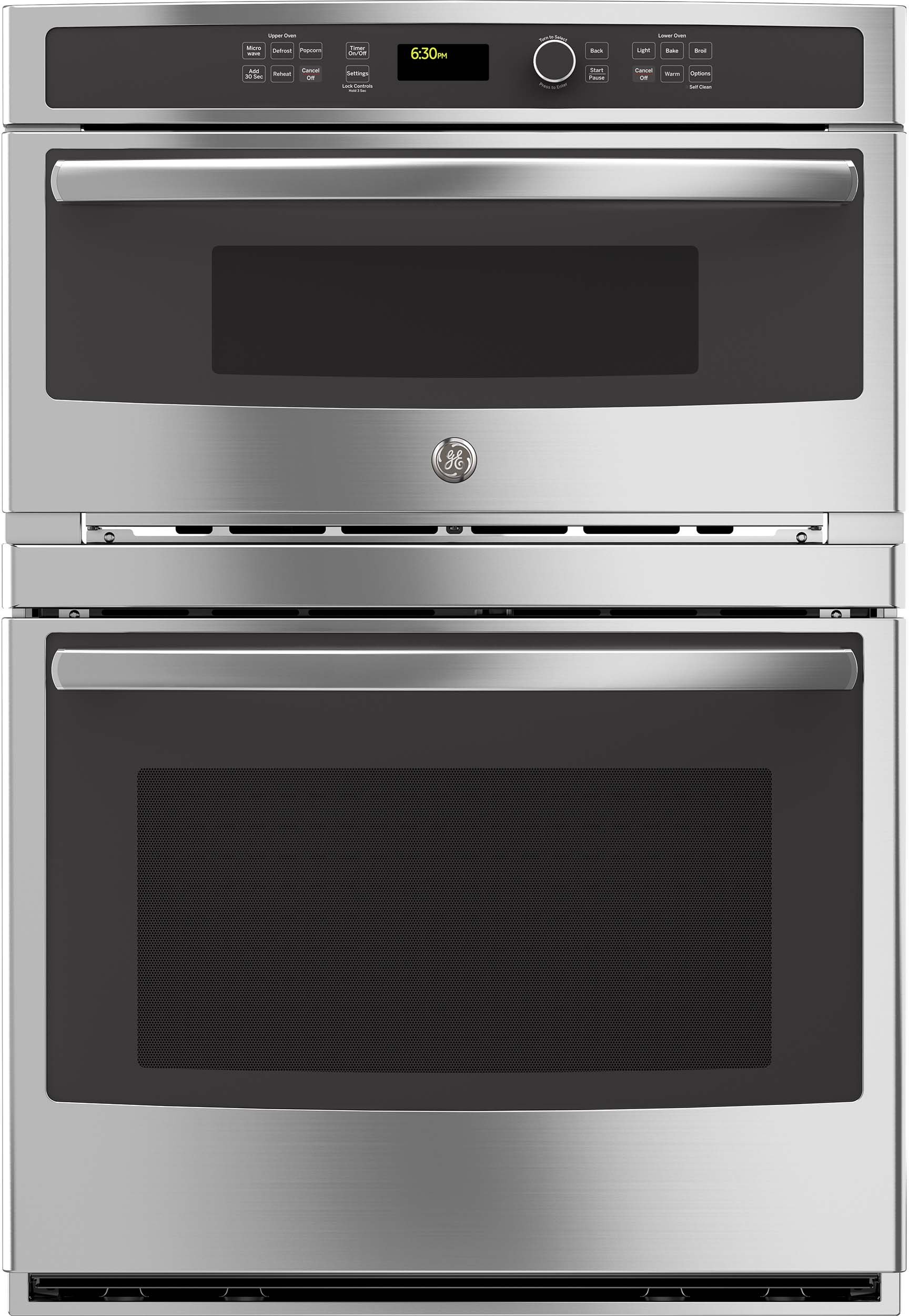 JT3800SHSS GE 30 Inch Combination Wall Oven with Microwave - 6.7 cu. ft. Stainless Steel-1