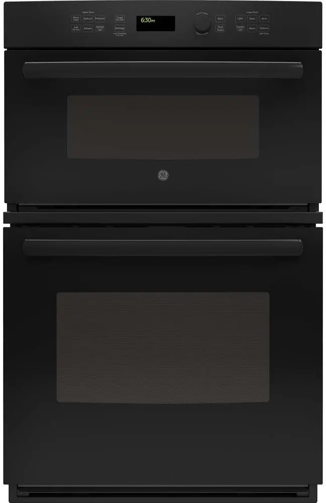 JK3800DHBB GE 6.0 cu ft Combination Wall Oven - 27 W Black-1