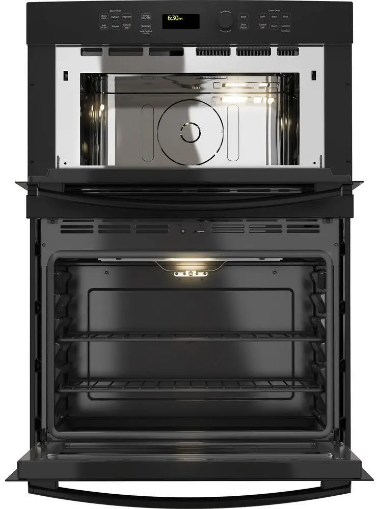 JK3800DHBB GE 6.0 cu ft Combination Wall Oven - 27 W Black-2
