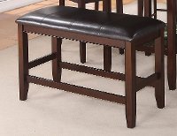 Harrison Brown 24 Inch Counter Height Bench