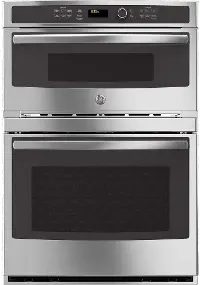PT7800SHSS GE Profile 30 Inch Combination Wall Oven with Microwave - 6.7 cu. ft. Stainless Steel