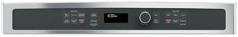 PT7800SHSS GE Profile 30 Inch Combination Wall Oven with Microwave - 6.7 cu. ft. Stainless Steel-3