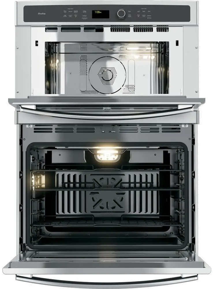 PT7800SHSS GE Profile 30 Inch Combination Wall Oven with Microwave - 6.7 cu. ft. Stainless Steel-4
