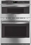 PT9800SHSS GE Profile 6.7 cu ft Combination Wall Oven - Stainless Steel 30 Inch
