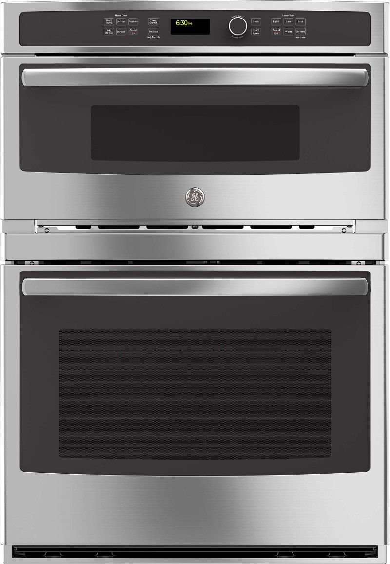 Ge Profile Double Wall Oven With Microwave Stainless Steel Rc Ge Profile Double Wall Oven With Microwave Stainless Steel Rc Willey Furniture