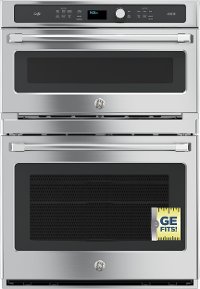CT9800SHSS Cafe 30 Inch Combination Wall Oven with Microwave - 6.7 cu. ft. Stainless Steel