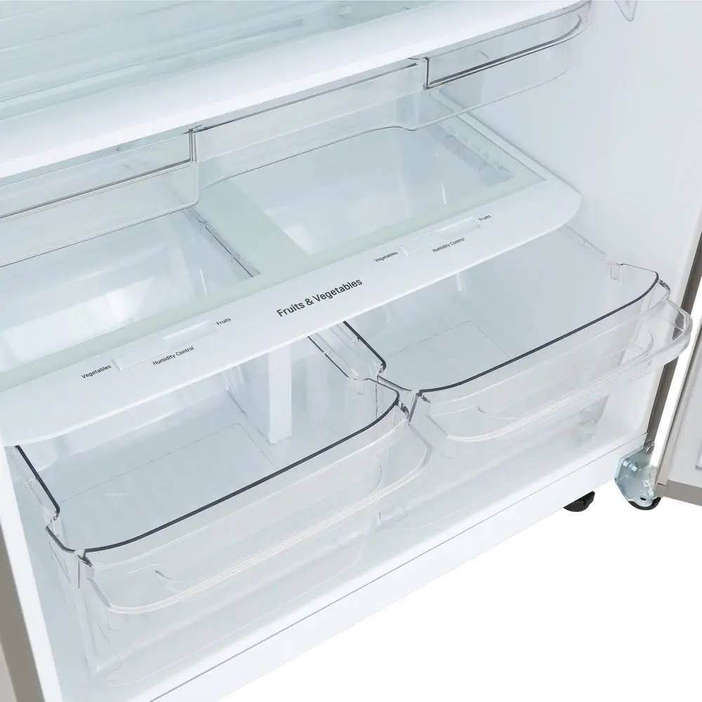 LTCS24223S LG 23.8 cu ft Top Freezer Refrigerator - 33 W Stainless Steel-2