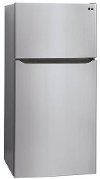 LTCS24223S LG Top Freezer Refrigerator - 33 Inch Stainless Steel-3