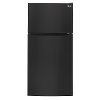 LTCS24223B LG Top Freezer Refrigerator - 33 Inch Black-2