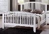 Clearance White Queen Size Bed - Lawson
