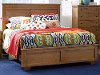 Clearance Dune Pine Casual Contemporary California King Bed - Diego