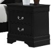 Clearance Mayville Black Nightstand