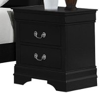 Mayville Black Nightstand