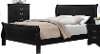 Clearance Black Full Sleigh Bed - Mayville