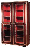 Ferault Bookcase with Exposed Rivets and Hardware