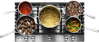KCGS550ESS KitchenAid 30 Inch Gas Cooktop with 5 Burners - Stainless Steel-3