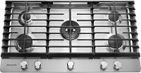 KCGS556ESS KitchenAid 36 Inch Gas Cooktop with 5 Burners - Stainless Steel