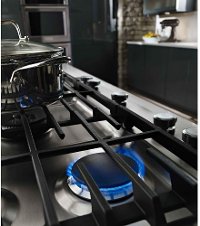 KCGS556ESS KitchenAid 36 Inch Gas Cooktop with 5 Burners - Stainless Steel-2