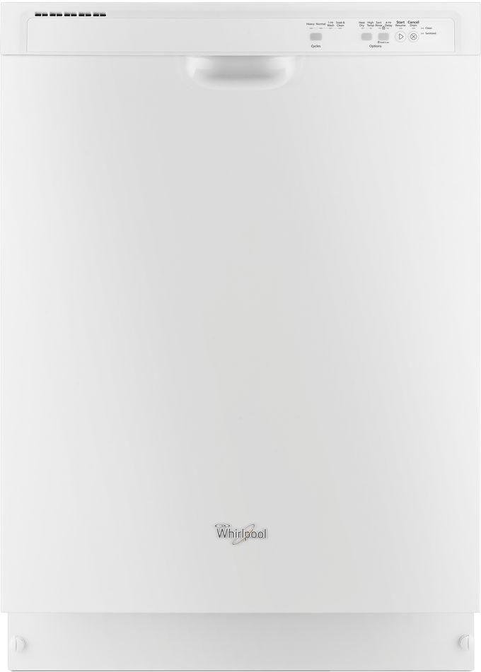 WDF520PADW Whirlpool Built In Dishwasher with Sensor Control - White-1