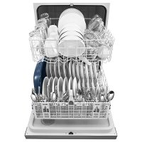 WDF520PADW Whirlpool Built In Dishwasher with Sensor Control - White-2