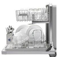 WDF520PADW Whirlpool Built In Dishwasher with Sensor Control - White-5