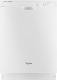 WDF520PADW Whirlpool Front Control Dishwasher with AccuSense Sensor - White