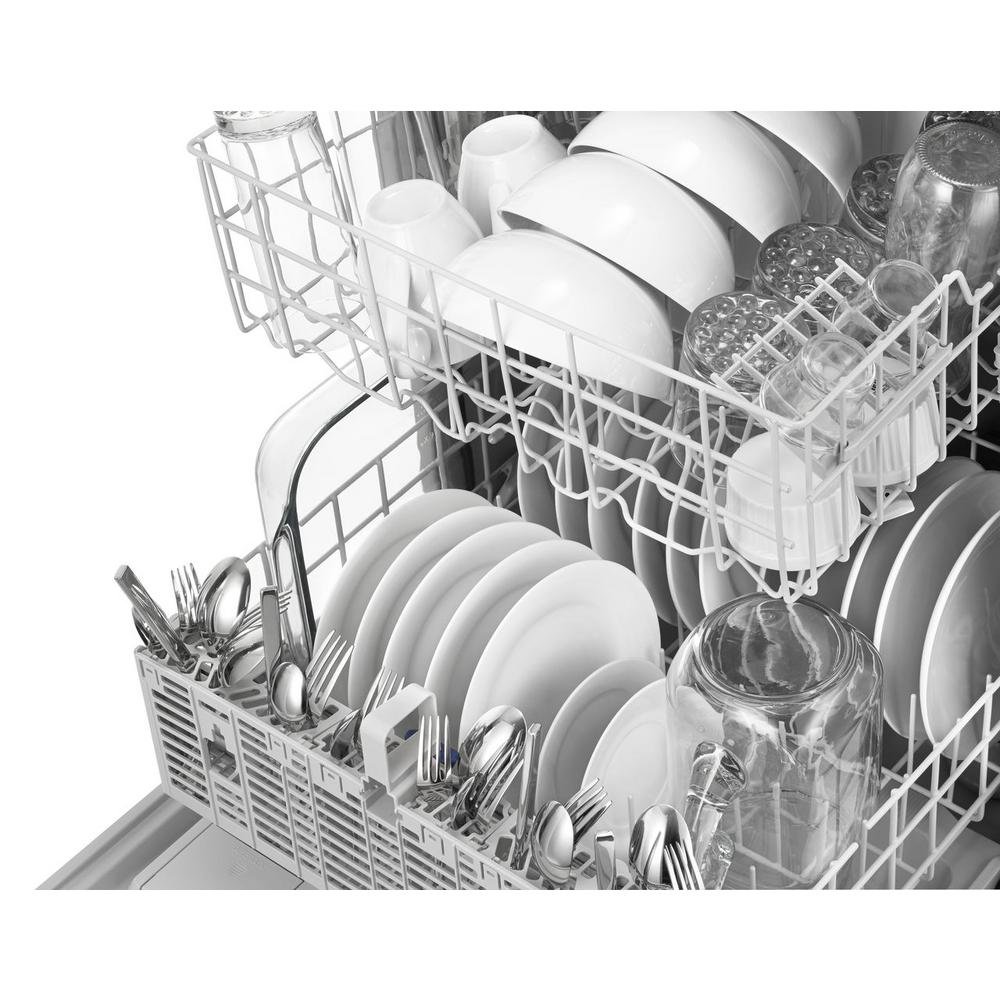 WDF520PADB Whirlpool Built In Dishwasher with Sensor Control - Black-5