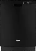 WDF520PADB Whirlpool Front Control Dishwasher - Black