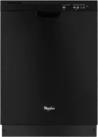 WDF520PADB Whirlpool Front Control Dishwasher - Black