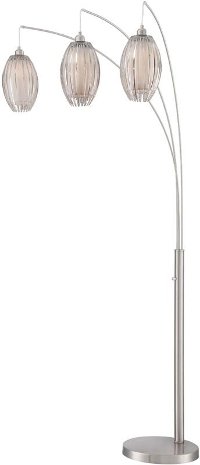 Lite Source Lotuz Clear Arch Lamp - Lotuz