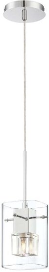 Chrome Pendant Light - Aida