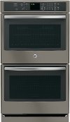 PT7550EHES GE Profile 30 Inch 10 cu. ft. Double Wall Oven - Slate