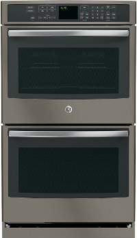 PT7550EHES GE Profile 30 Inch Double Wall Oven - 10 cu. ft. Slate