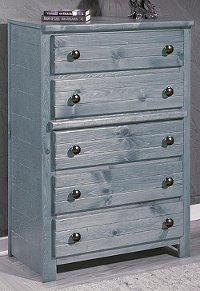 Rustic Driftwood Chest of Drawers - Fort
