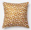 Gold 18 Inch Throw Pillow