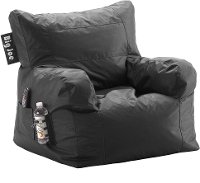 0645602BLACKCH Big Joe Black Bean Bag Chair