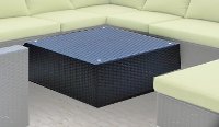 Wicker Style Outdoor Patio Coffee Table - Torrington