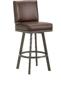 Pasadena 26 Inch Swivel Counter Height Stool