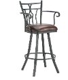 Randle 26 Inch Swivel Counter Stool with Arms