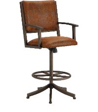 Executive 26 Inch Swivel Counter Height Stool
