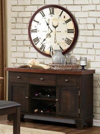 Corliss Dark Walnut Server