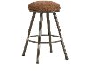 Rust Backless Swivel Counter Height Stool - Alexander