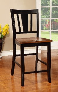 Black & Cherry Counter Height Stool - Dover
