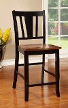 Clearance Black & Cherry Counter Height Stool - Dover