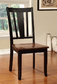Black and Cherry Dining Room Chair - Dover Collection