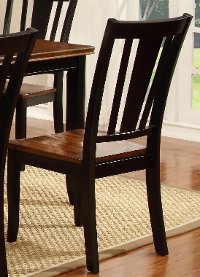 Black and Cherry Dining Room Chair - Dover Collection-2